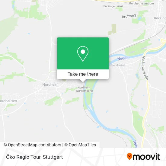 Карта Öko Regio Tour