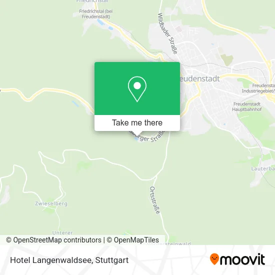 Карта Hotel Langenwaldsee