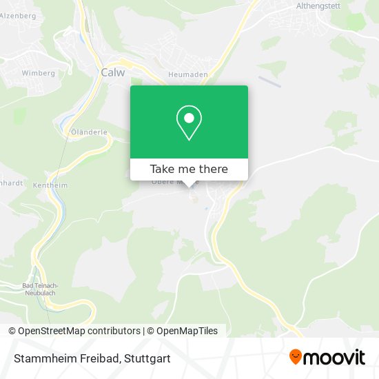 Карта Stammheim Freibad