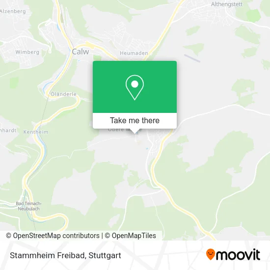 Карта Stammheim Freibad