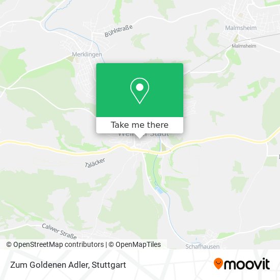 Zum Goldenen Adler map