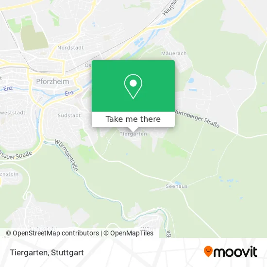 Карта Tiergarten