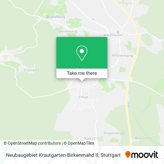 Карта Neubaugebiet Krautgarten-Birkenmahd II