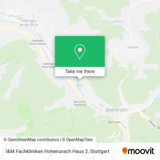 Карта I&M Fachkliniken Hohenurach Haus 2