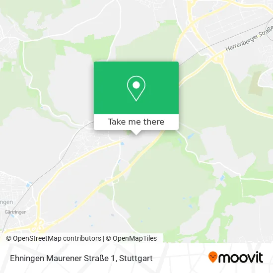 Карта Ehningen Maurener Straße 1