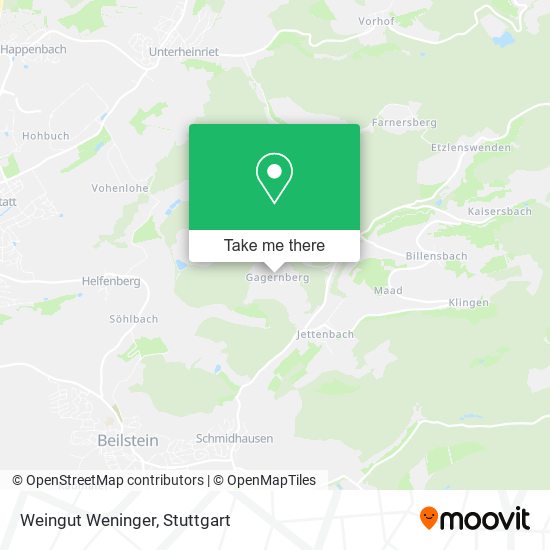 Карта Weingut Weninger