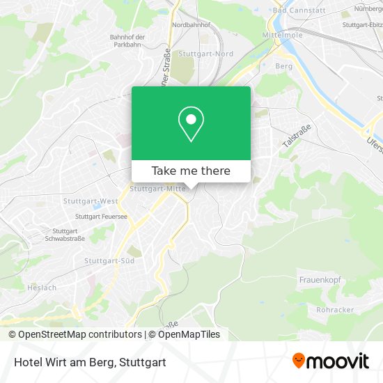 Hotel Wirt am Berg map