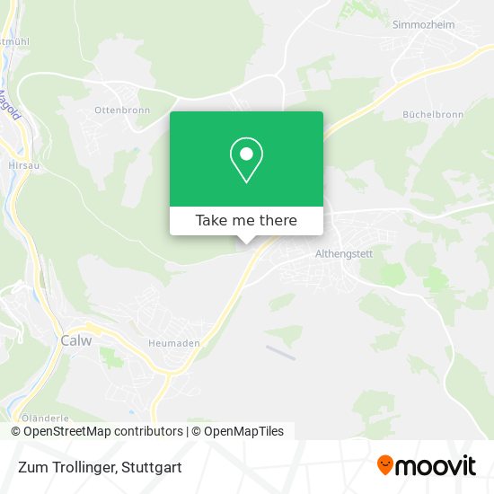 Карта Zum Trollinger