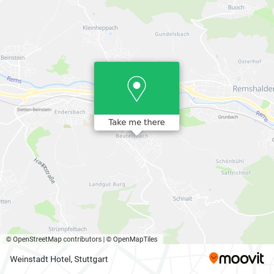 Weinstadt Hotel map