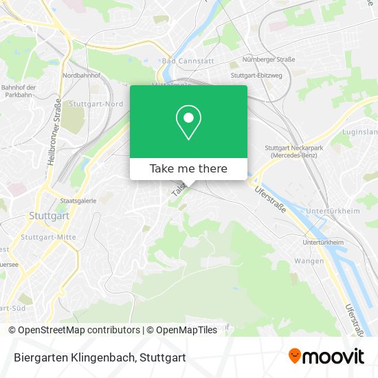Карта Biergarten Klingenbach
