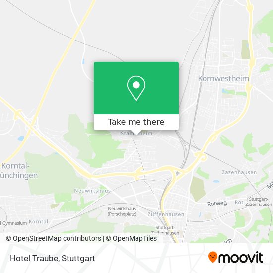 Hotel Traube map