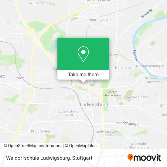 Карта Waldorfschule Ludwigsburg