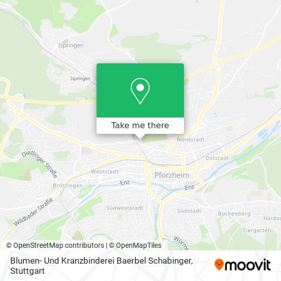 Blumen- Und Kranzbinderei Baerbel Schabinger map