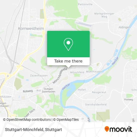 Карта Stuttgart-Mönchfeld