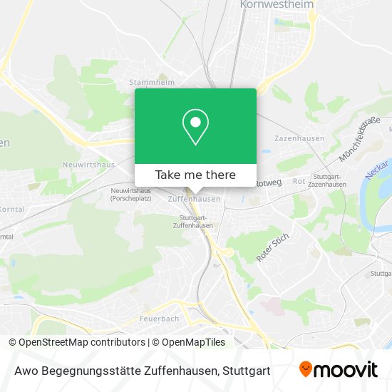 Awo Begegnungsstätte Zuffenhausen map
