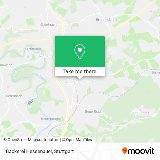 Bäckerei Hessenauer map
