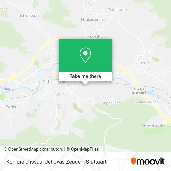 Königreichssaal Jehovas Zeugen map
