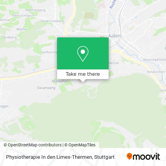 Physiotherapie In den Limes-Thermen map