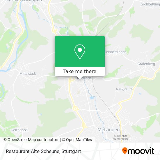 Restaurant Alte Scheune map