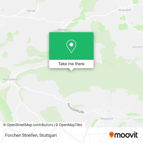 Forchen Streifen map