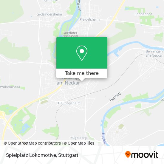 Spielplatz Lokomotive map