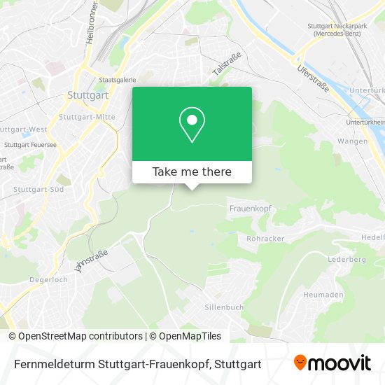 Fernmeldeturm Stuttgart-Frauenkopf map