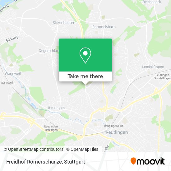 Freidhof Römerschanze map