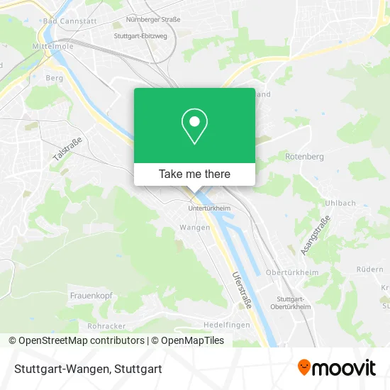 Карта Stuttgart-Wangen