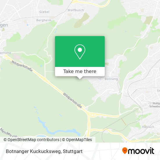 Botnanger Kuckucksweg map