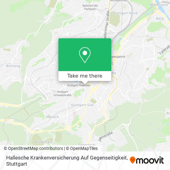 Hallesche Krankenversicherung Auf Gegenseitigkeit map