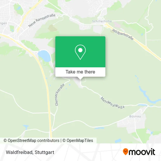 Карта Waldfreibad
