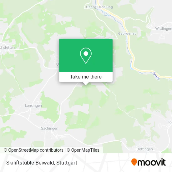 Карта Skiliftstüble Beiwald