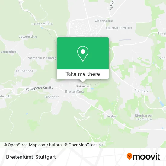 Карта Breitenfürst