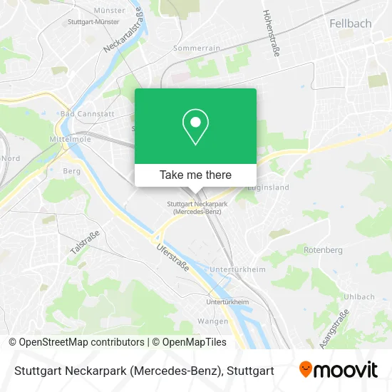 Карта Stuttgart Neckarpark (Mercedes-Benz)