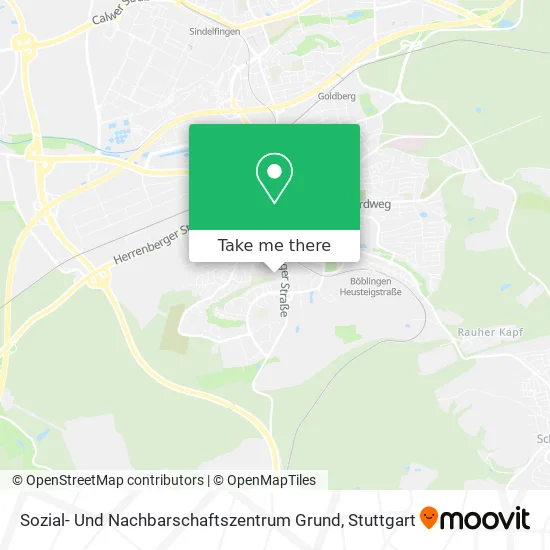 Карта Sozial- Und Nachbarschaftszentrum Grund