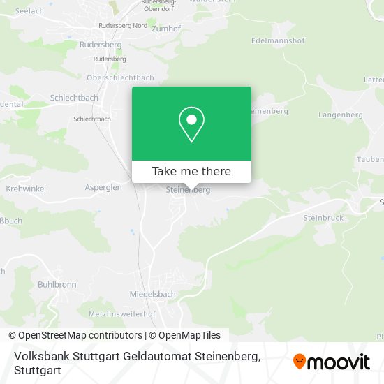 Volksbank Stuttgart Geldautomat Steinenberg map