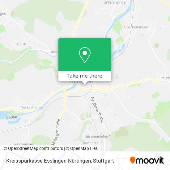 Kreissparkasse Esslingen-Nürtingen map