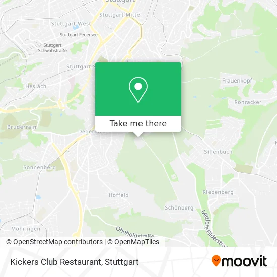 Карта Kickers Club Restaurant