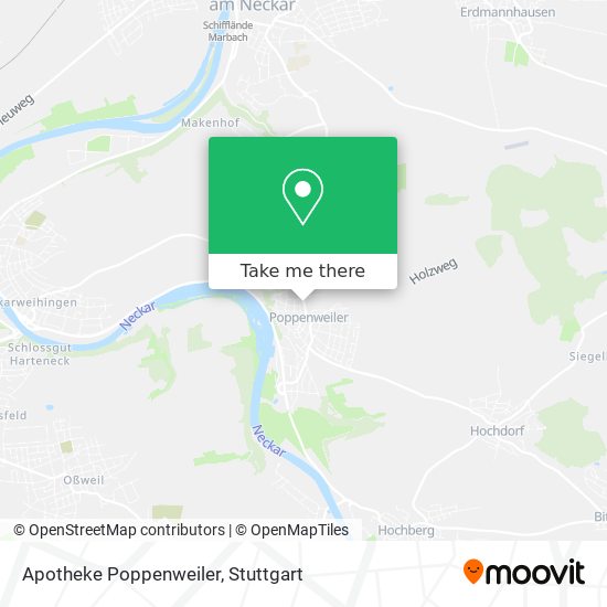 Apotheke Poppenweiler map