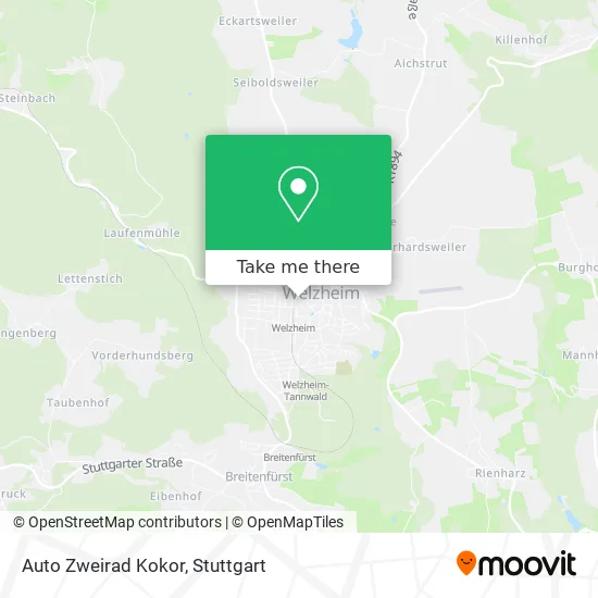 Карта Auto Zweirad Kokor
