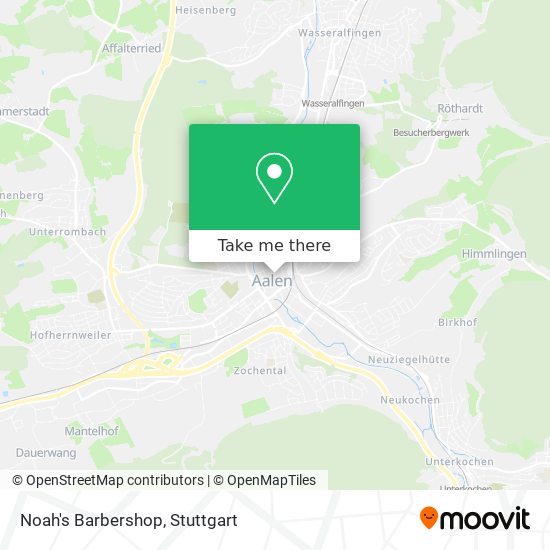 Noah's Barbershop map