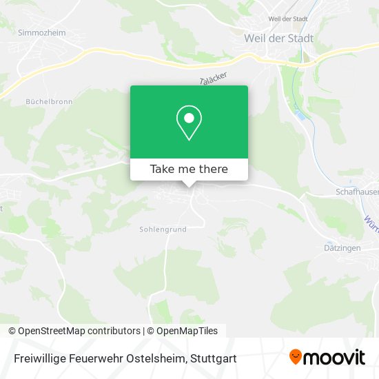 Freiwillige Feuerwehr Ostelsheim map