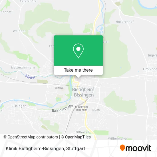 Карта Klinik Bietigheim-Bissingen