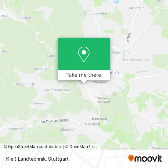 Карта Kieß Landtechnik