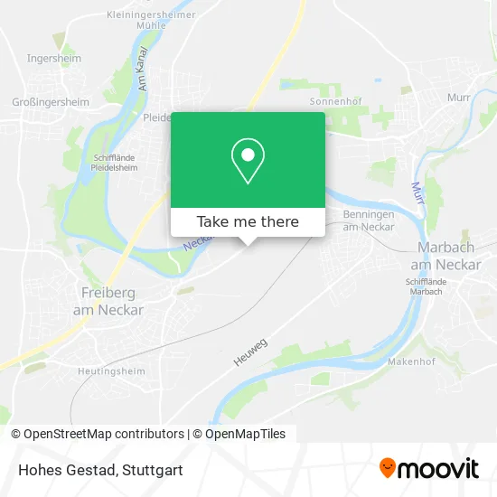 Карта Hohes Gestad