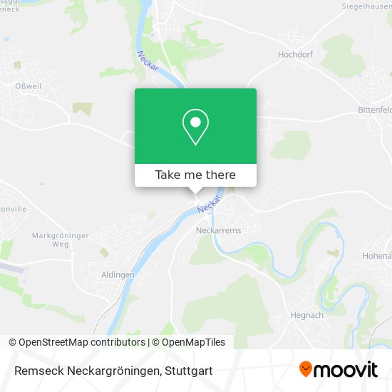 Remseck Neckargröningen map