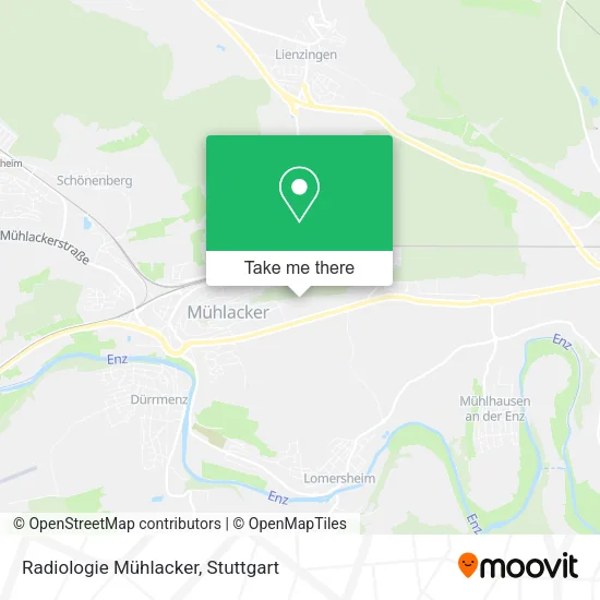 Карта Radiologie Mühlacker