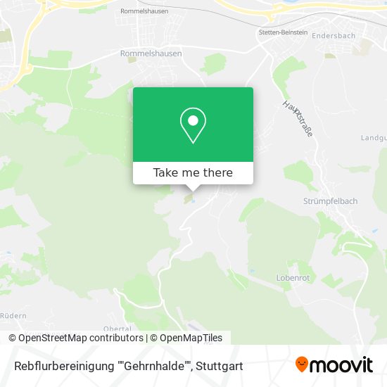 Rebflurbereinigung ""Gehrnhalde"" map