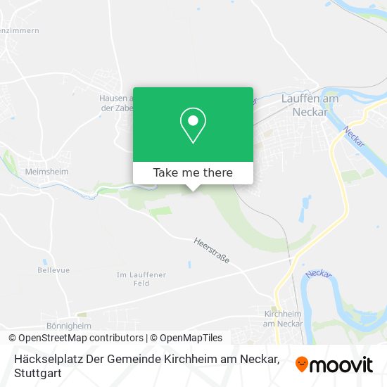 Häckselplatz Der Gemeinde Kirchheim am Neckar map