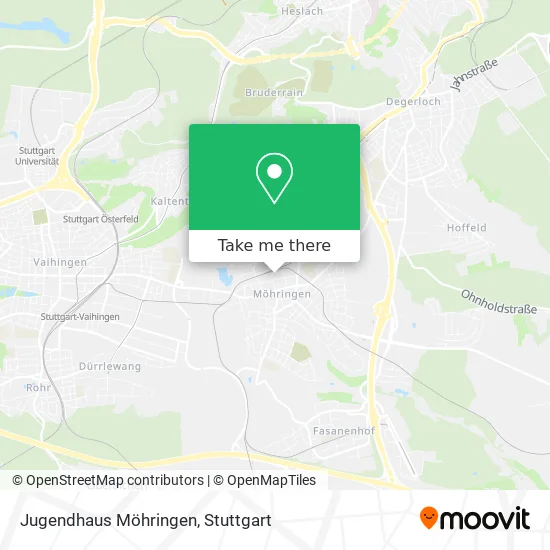 Карта Jugendhaus Möhringen